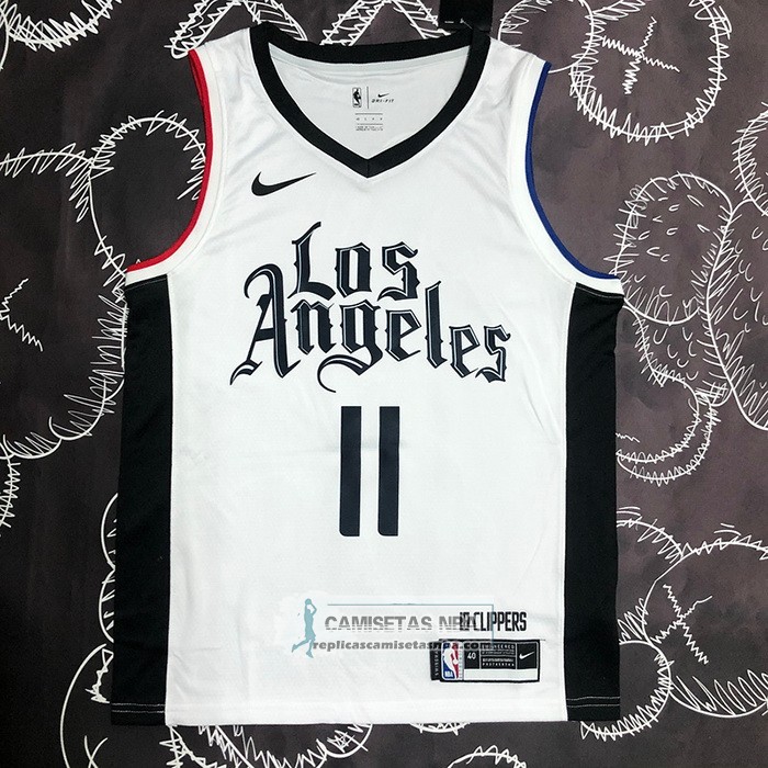 Camiseta Los Angeles Clippers John Wall NO 11 Ciudad 2019-20 Blanco